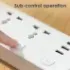 Deli ET410 2 Pin 3 Port 2 Meter Power Strip